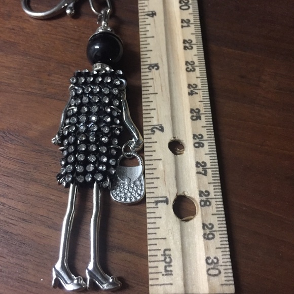 Sparkly Chic Lady Key Chain-PurseCharm and cosmetic bag NWT - Picture 7 of 12